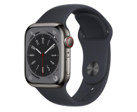 Apple Watch 8 41/Graphite Steel/Midnight Sport LTE - 1070987 - zdjęcie 1